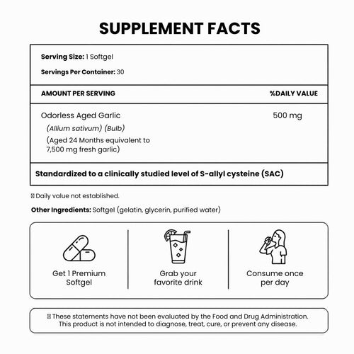 Ciria AGE+ Odorless Garlic Extract - White