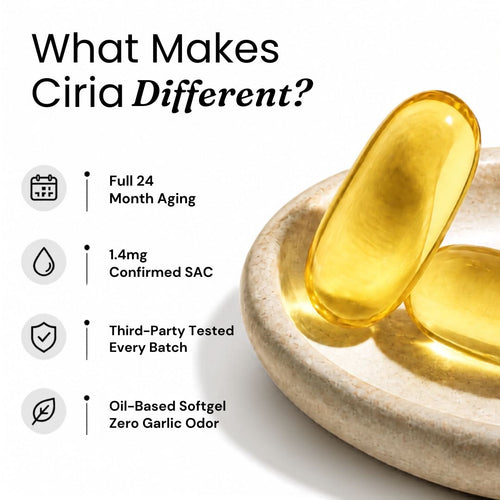 Ciria AGE+ Odorless Garlic Extract - White