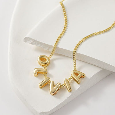 Bubble Name Necklace