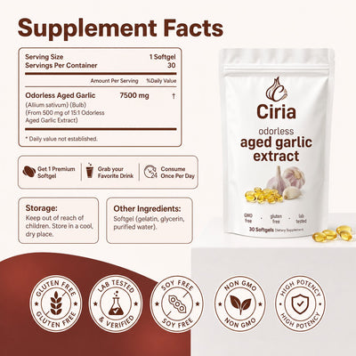 Ciria AGE+ Odorless Garlic Extract