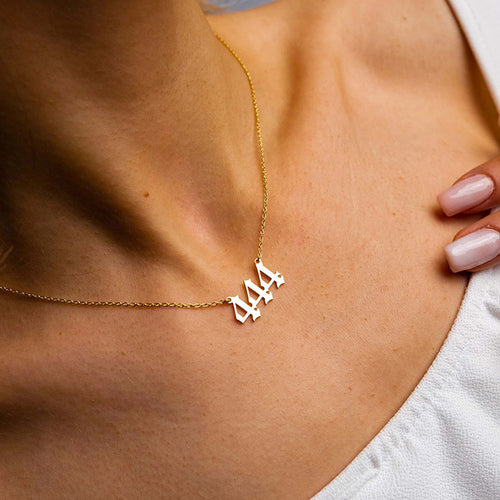 Elegant Angel Number Necklace