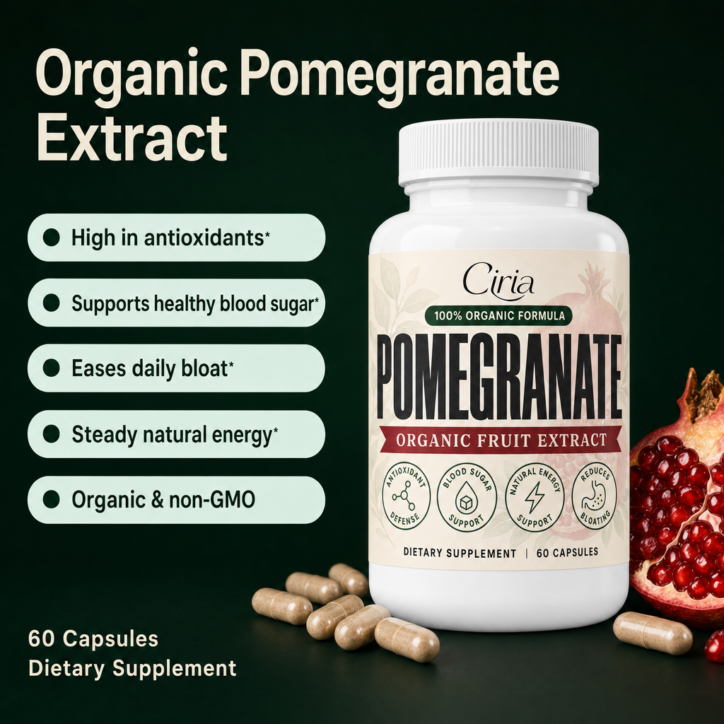 Organic Pomegranate Extract benefits overview